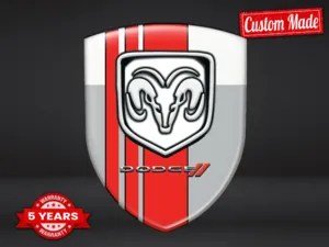 Dodge Gewölbte Folienaufkleber Auto Stil Max Pro Haltbar